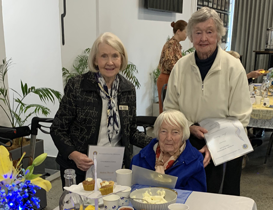 Sherwood Probus Club High Tea 25 & 10 year recipients